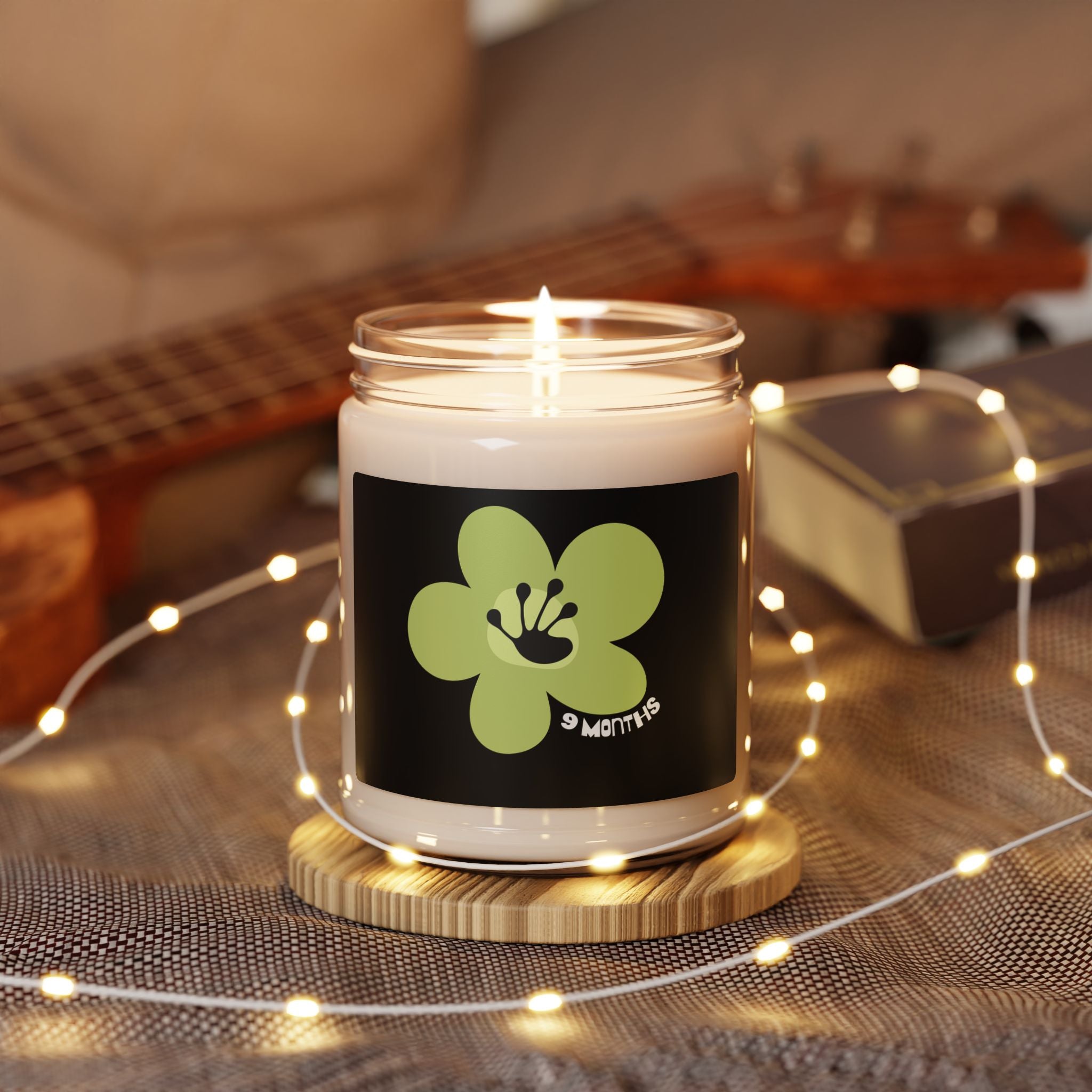 9 Month Milestone Scented Soy Candle | Recovery Gift | Poop2Poppies™