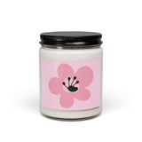 90 Day Flower Scented Soy Candle (255g) - Light Pink