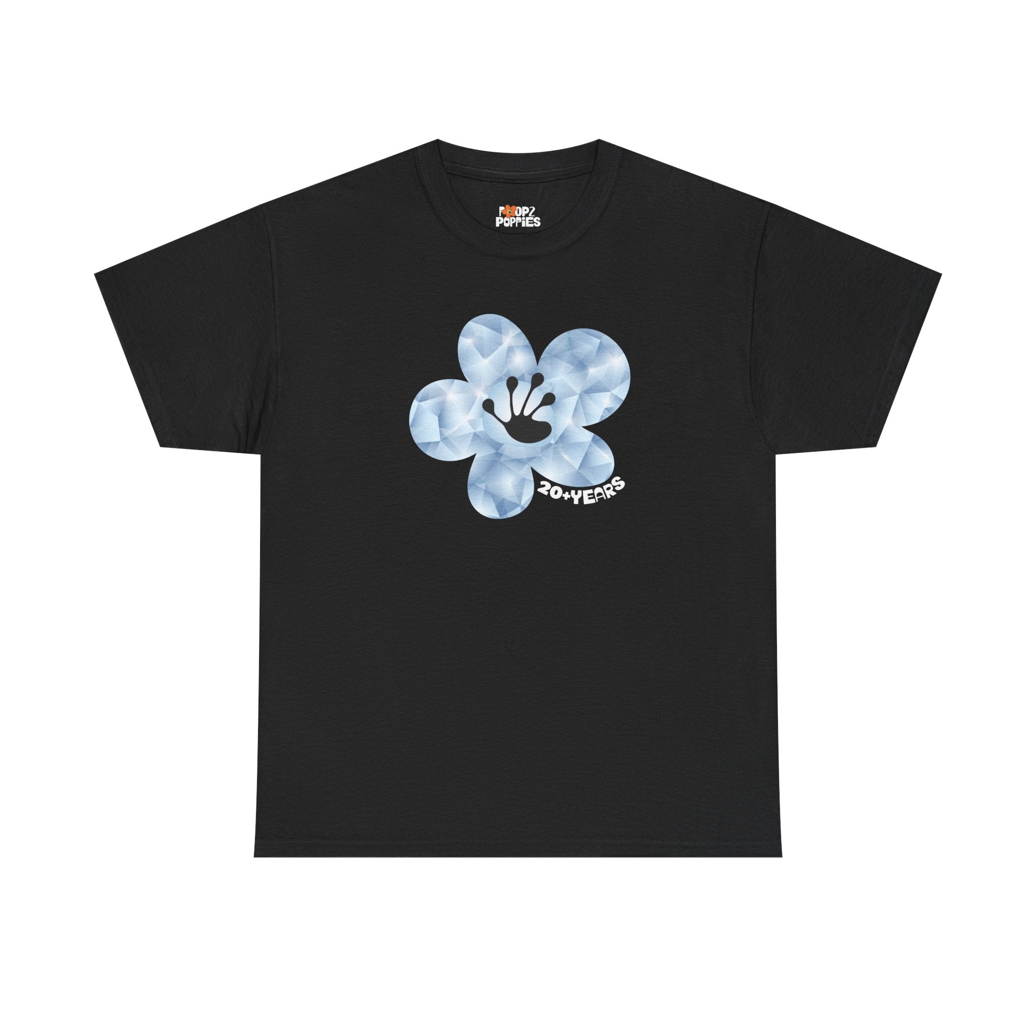 20+ Year Milestone Unisex Flower T-Shirt | Recovery Gift | Poop2Poppies™