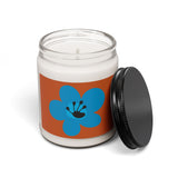 Just For Today Deep Sky Blue Scented Soy Candle (255g) - Antique Orange