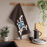 Just For Today Dark Chocolate Tea Towel