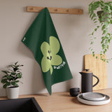 9 Month Milestone Forest Green Tea Towel