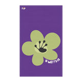 9 Month Milestone Purple Tea Towel