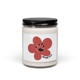 18 Month Milestone Candle | 9oz Soy Scented Candle - White | Poop2Poppies™