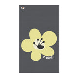 1 Year Milestone Charcoal Tea Towel