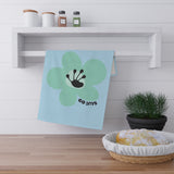 60 Day Milestone Light Blue Tea Towel