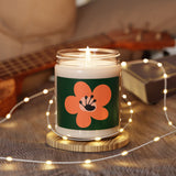 Bright Orange Scented Soy Candle (255g) - Forest Green