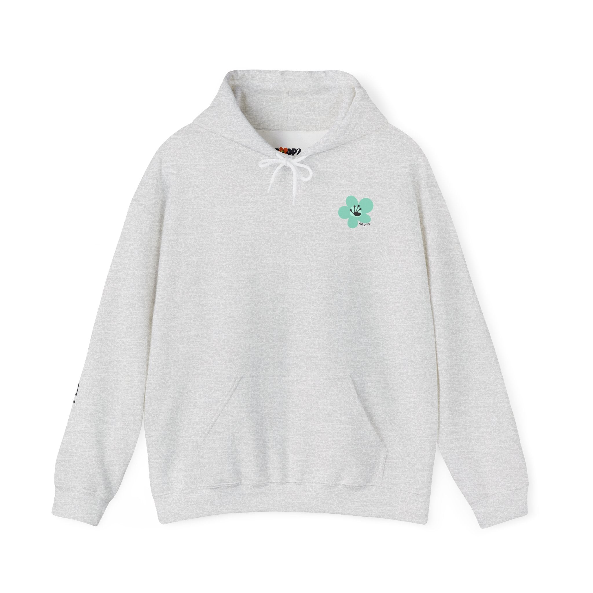 60 Day Milestone Unisex Front & Back Flower Hoodie
