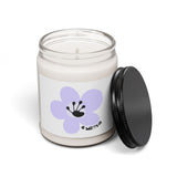 6 Month Milestone Candle | 9oz Soy Scented Candle - White | Poop2Poppies™