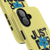 Just For Today Cornsilk Tough Phone Case | Recovery Gift | Poop2Poppies™