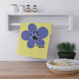 7 Year Milestone Cornsilk Tea Towel