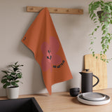 18 Month Milestone Antique Orange Tea Towel