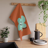 60 Day Milestone Antique Orange Tea Towel