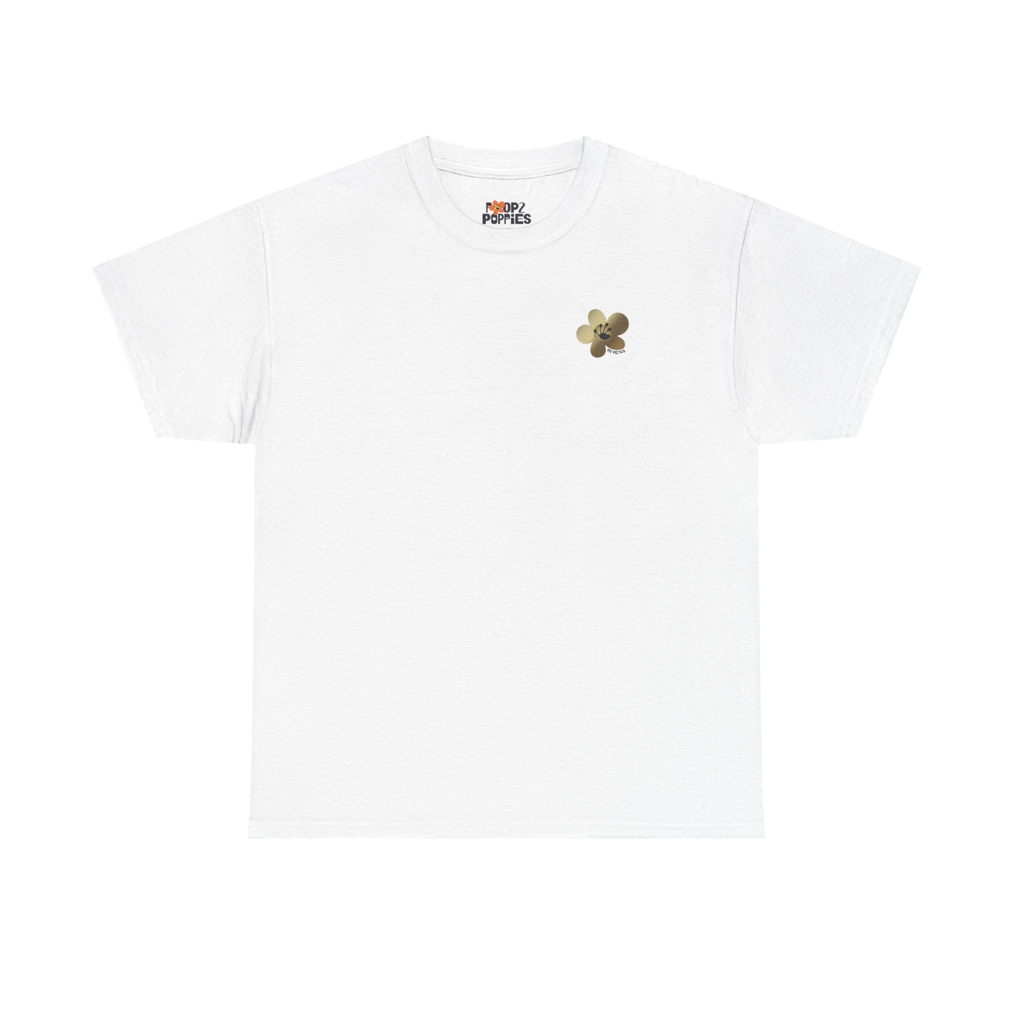 15 Year Milestone Unisex T-Shirt | Recovery Gift | Poop2Poppies™