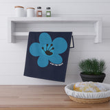 Just For Today Navy Tea Towel