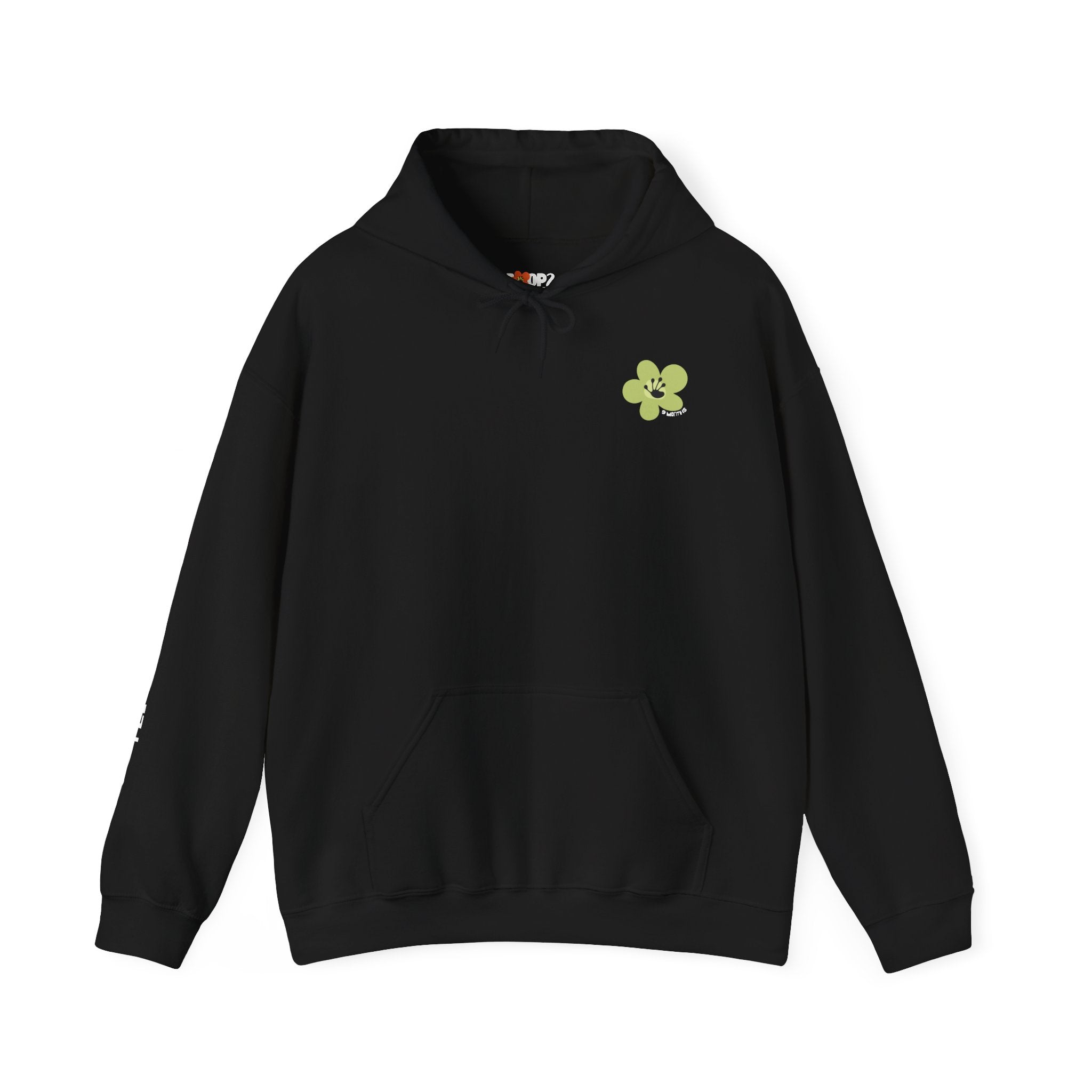 9 Month Milestone Unisex Front & Back Flower Hoodie