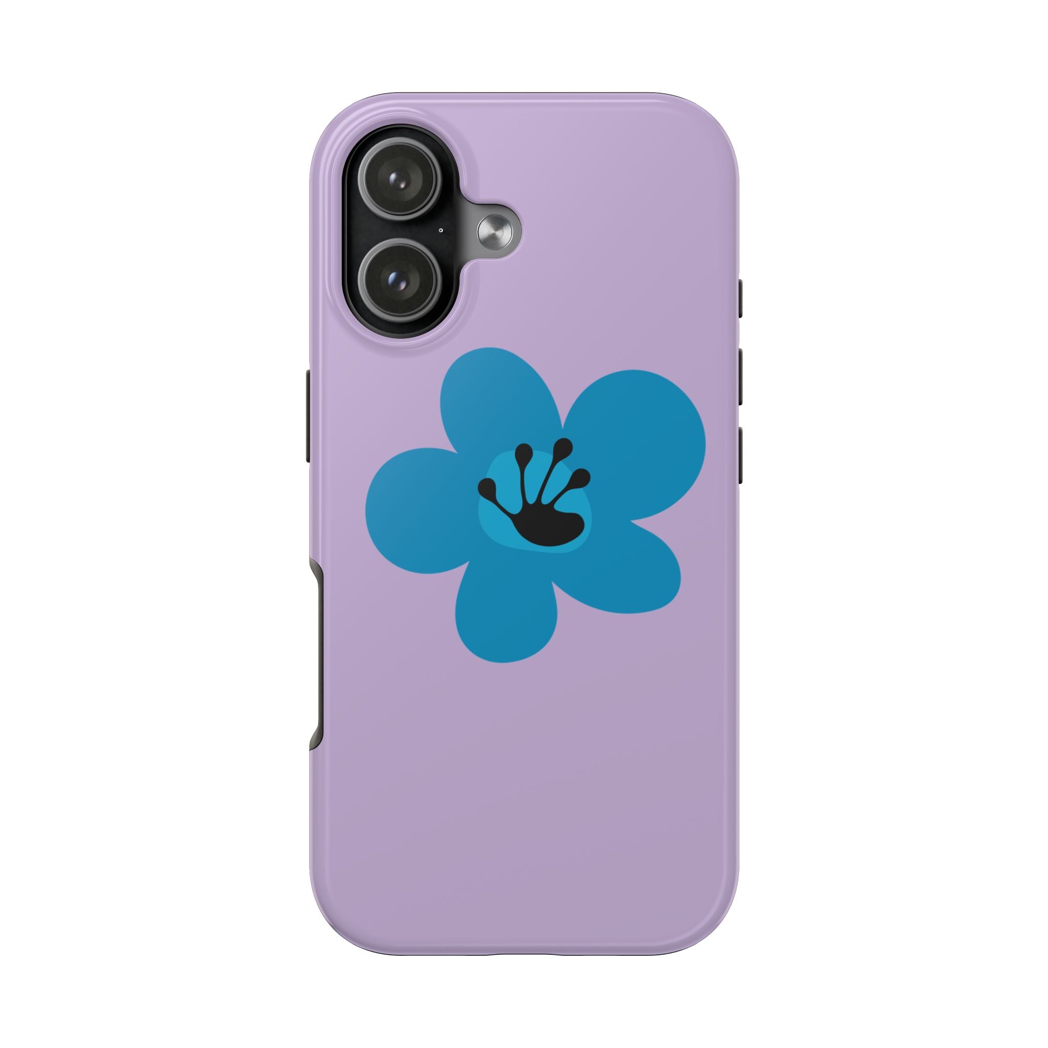 Just For Today Flower Lilac Tough Phone Case | Recovery Gift | Poop2Poppies™