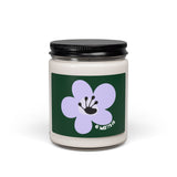 6 Month Milestone Text Scented Soy Candle (255g) - Forest Green