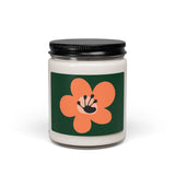 Bright Orange Scented Soy Candle (255g) - Forest Green