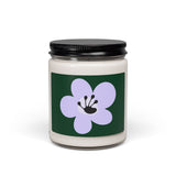 6 Month Flower Scented Soy Candle (255g) - Forest Green