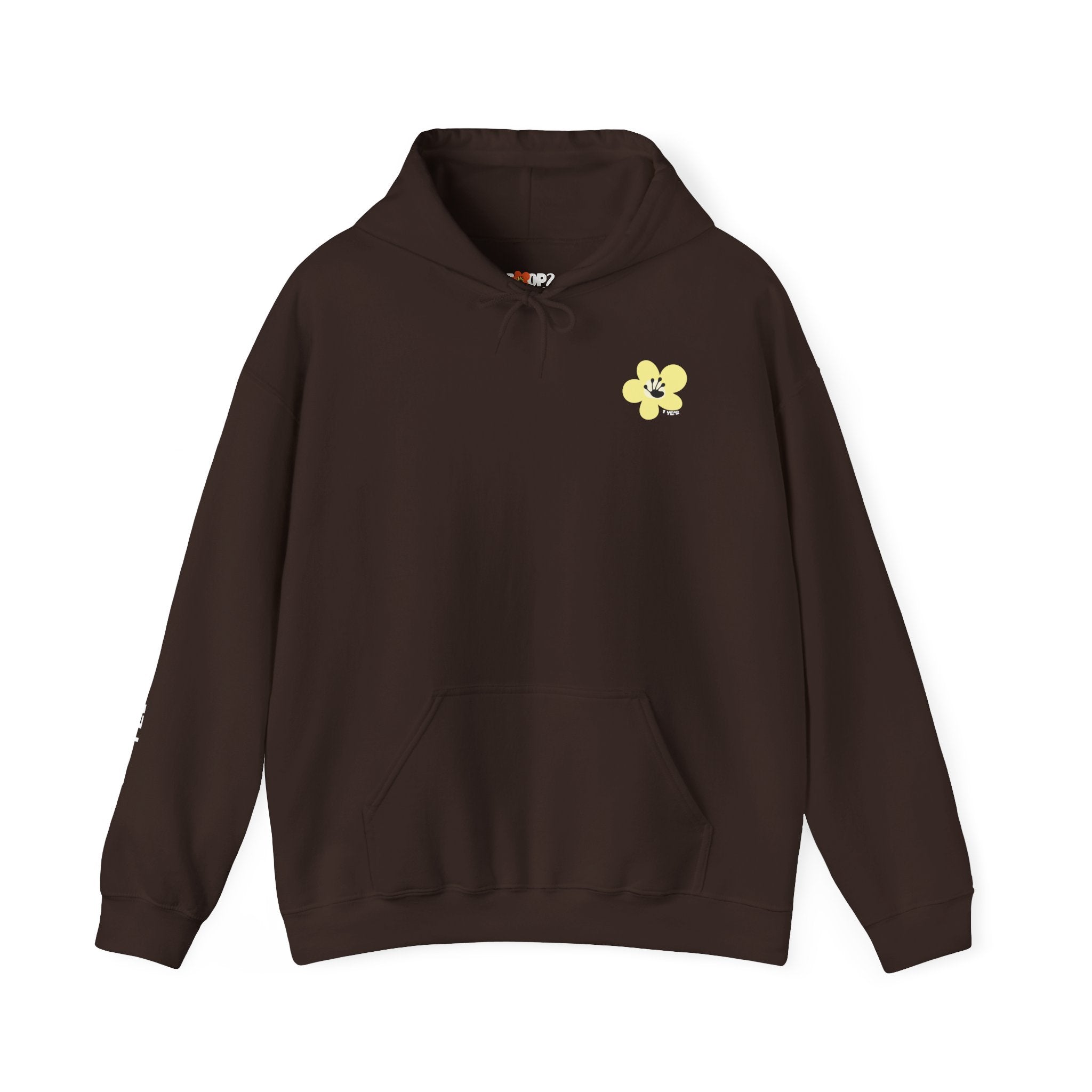 1 Year Milestone Unisex Front & Back Flower Hoodie