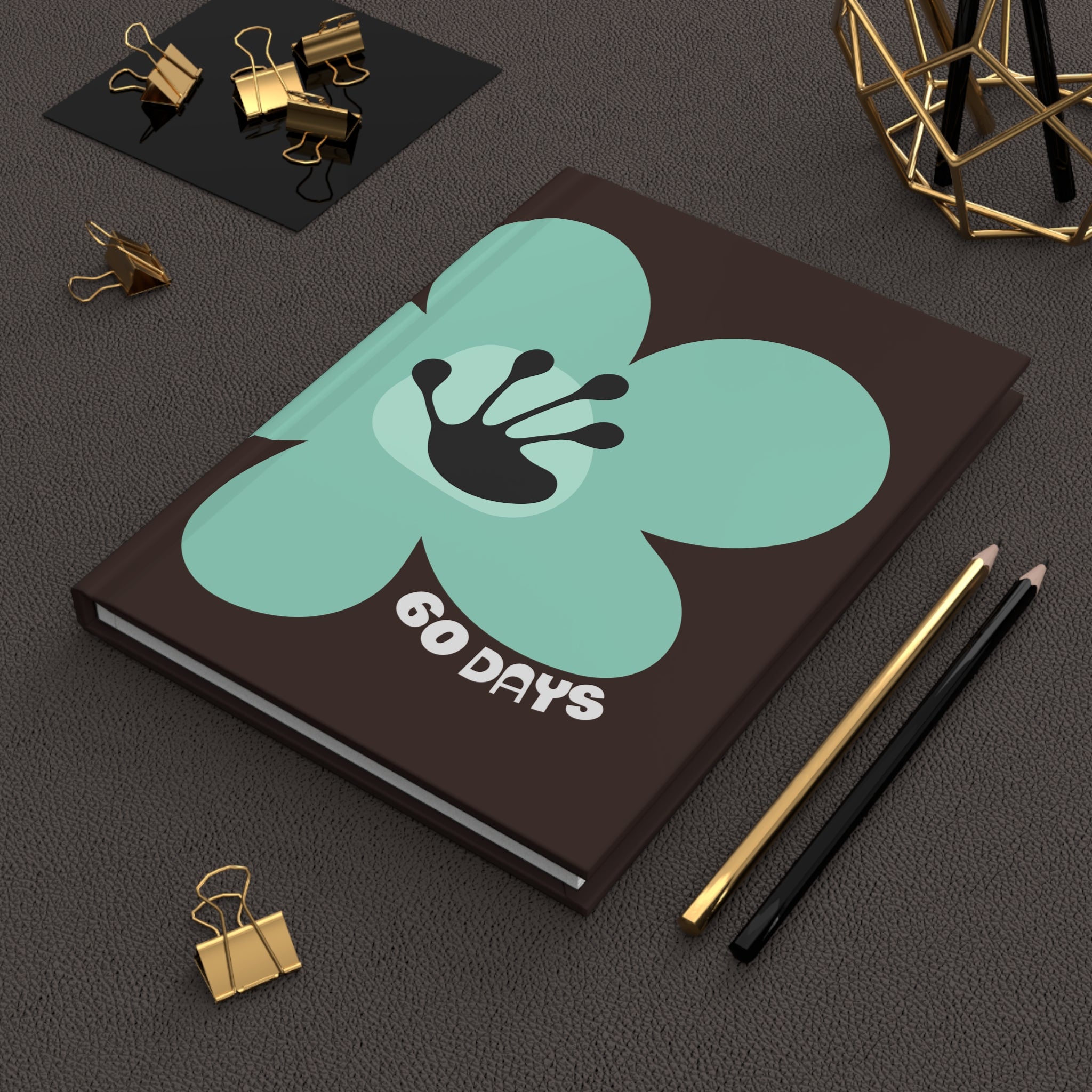 60 Day Milestone Dark Chocolate Journal