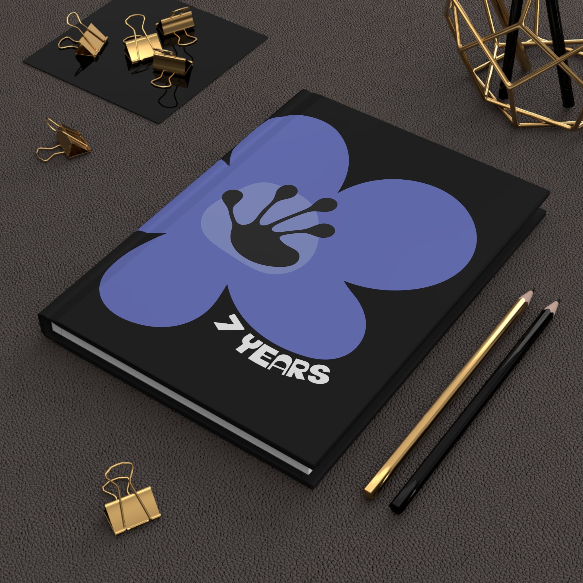 7 Year Milestone Black Journal