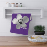 10 Year Milestone Purple Tea Towel