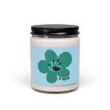 3 Year Milestone Text Scented Soy Candle (255g) - Light Blue
