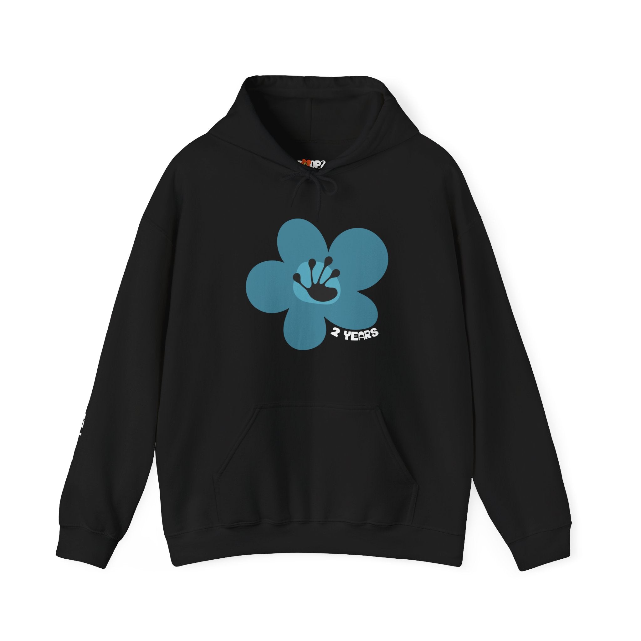 2 Year Milestone Unisex Flower Hoodie | Recovery Gift | Poop2Poppies™