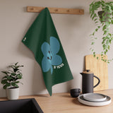 2 Year Milestone Forest Green Tea Towel