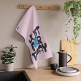 Just For Today Light Pink Tea Towel