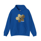 15 Year Milestone | Large Front Flower Unisex Flower Hoodie | Recovery Gift | Poop2Poppies™