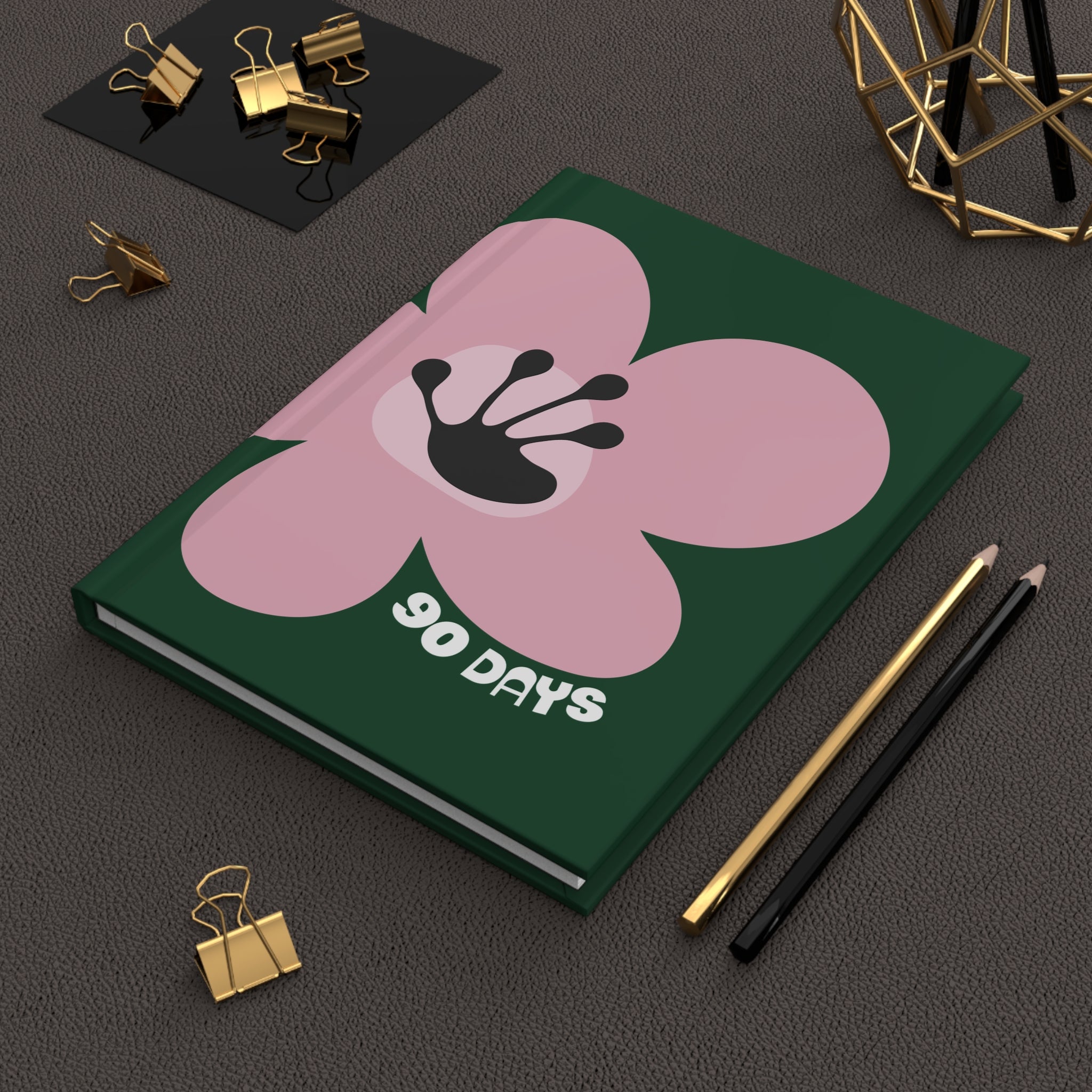 90 Day Milestone Forest Green Journal