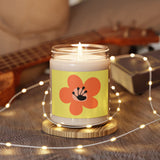 Bright Orange Scented Soy Candle (255g) - Cornsilk