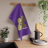 15 Year Milestone Purple Tea Towel