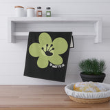 9 Month Milestone Black Tea Towel