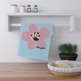 90 Day Milestone Light Blue Tea Towel