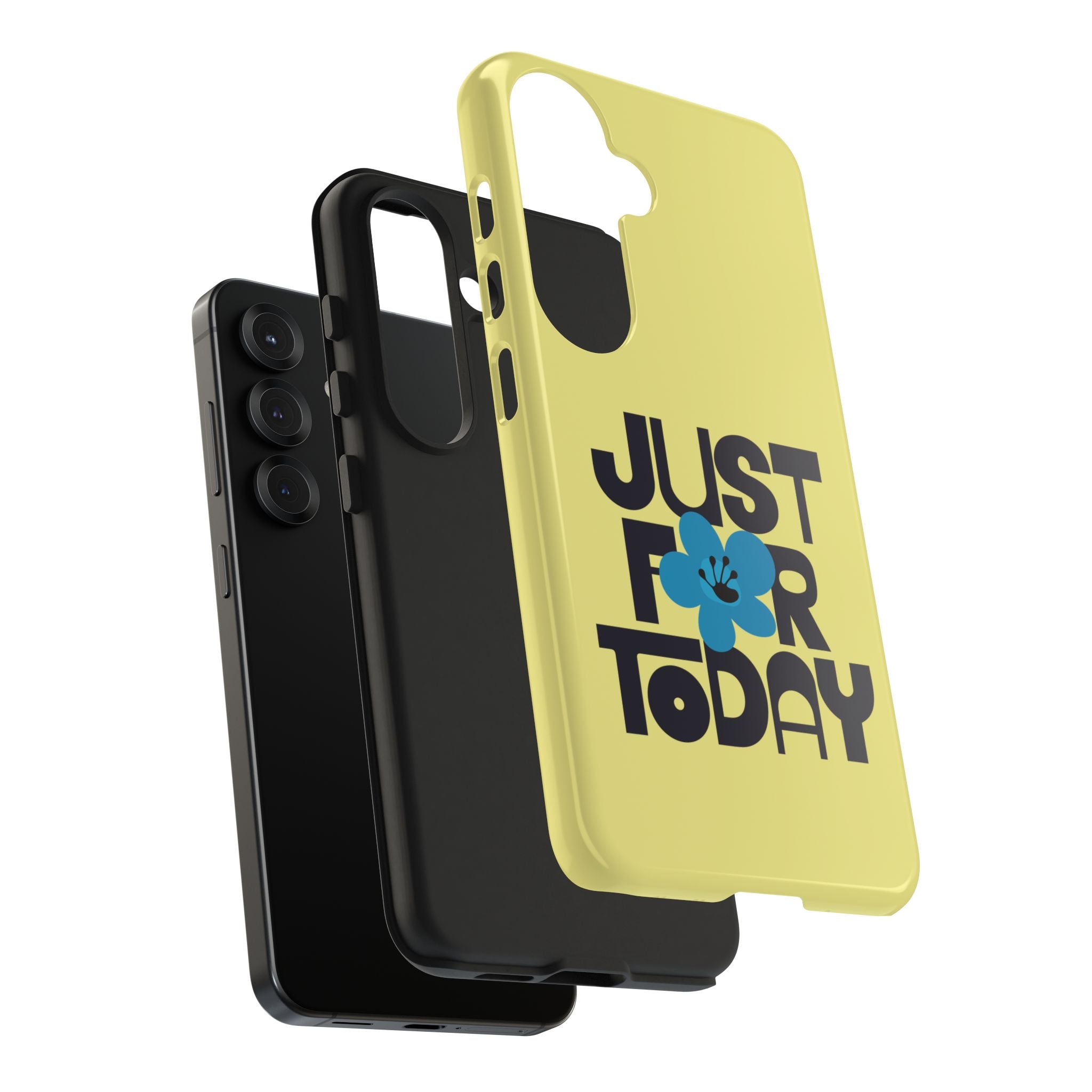 Just For Today Cornsilk Tough Phone Case | Recovery Gift | Poop2Poppies™