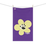 1 Year Milestone Purple Tea Towel