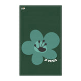 3 Year Milestone Forest Green Tea Towel