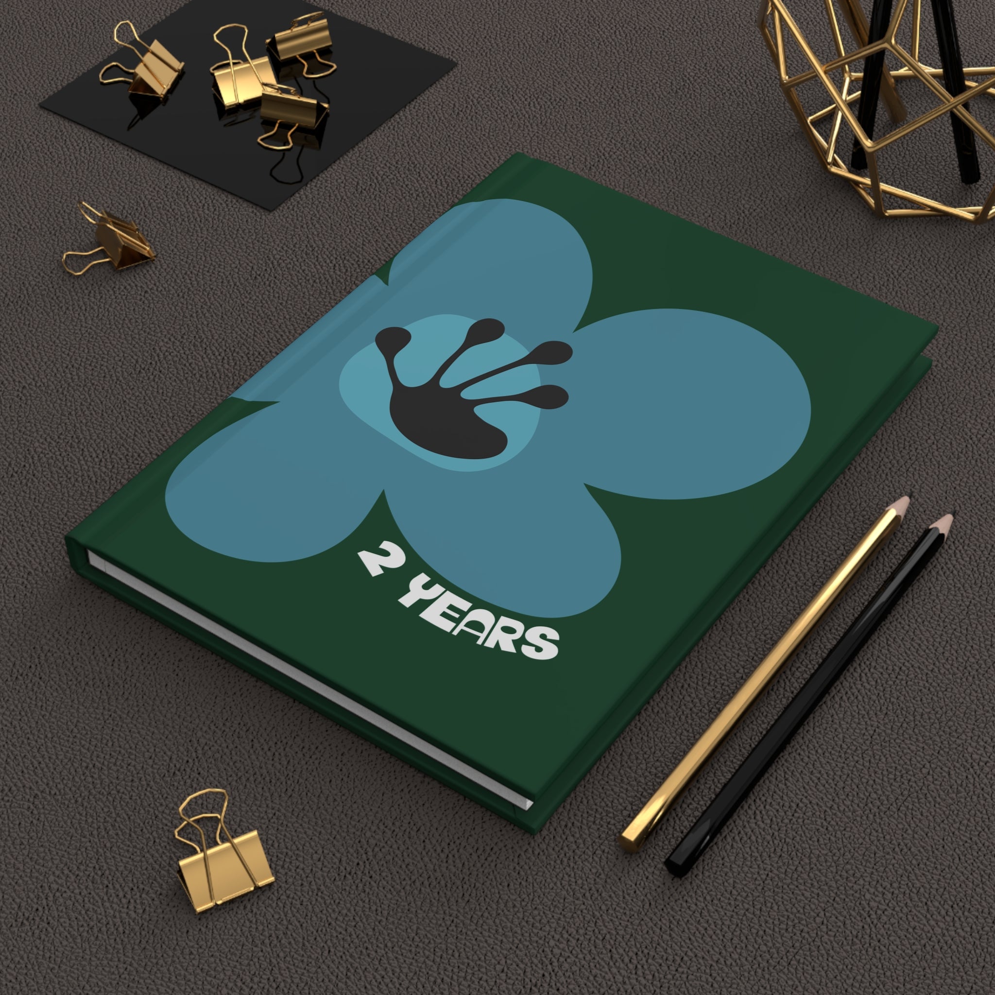 2 Year Milestone Forest Green Journal