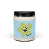 9 Month Milestone Text Scented Soy Candle (255g) - Light Blue
