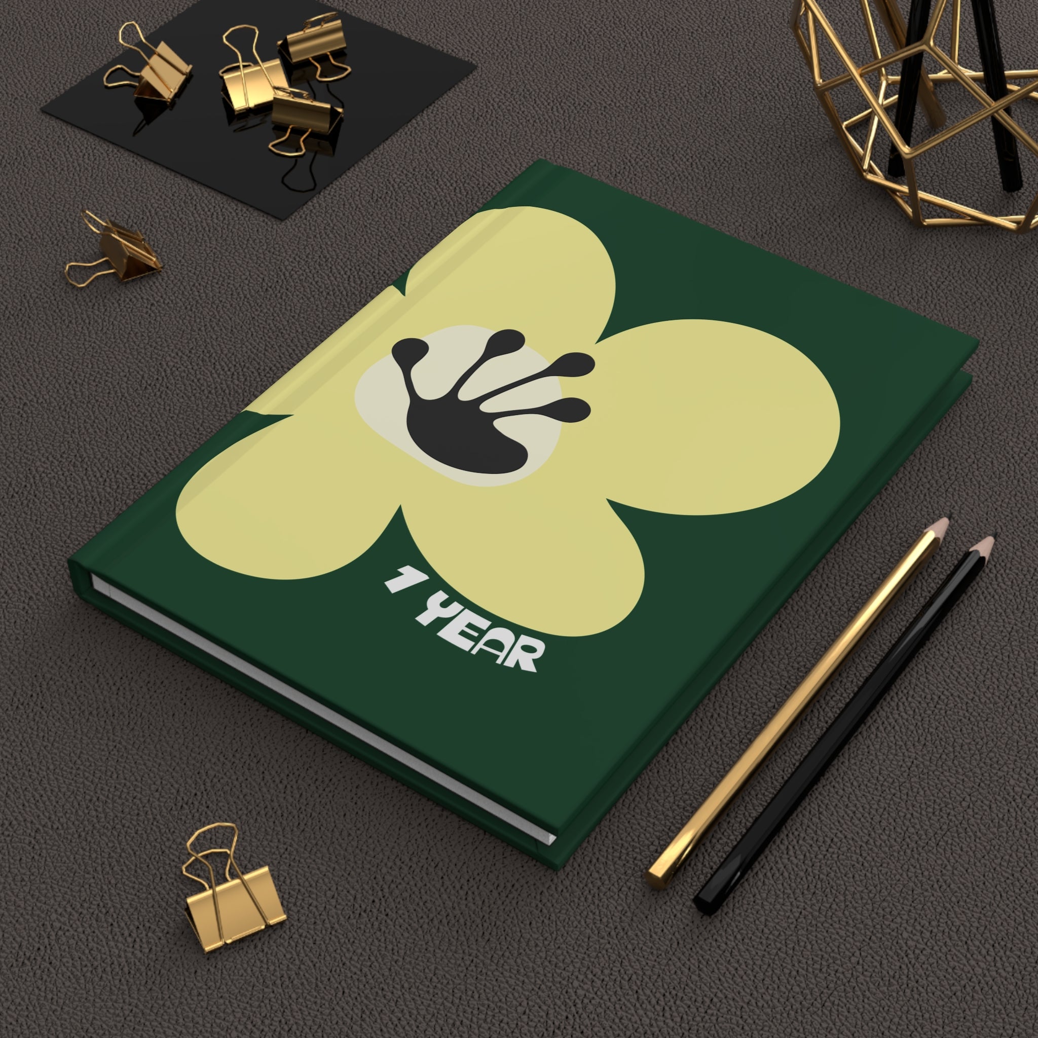 1 Year Milestone Forest Green Journal