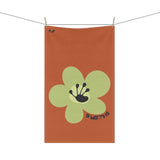 9 Month Milestone Antique Orange Tea Towel