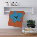 Just For Today Antique Orange Tea Towel