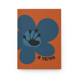 5 Year Milestone Antique Orange Journal