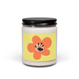 Bright Orange Scented Soy Candle (255g) - Cornsilk