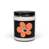 Bright Orange Scented Soy Candle (255g) - Black