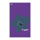 5 Year Milestone Purple Tea Towel